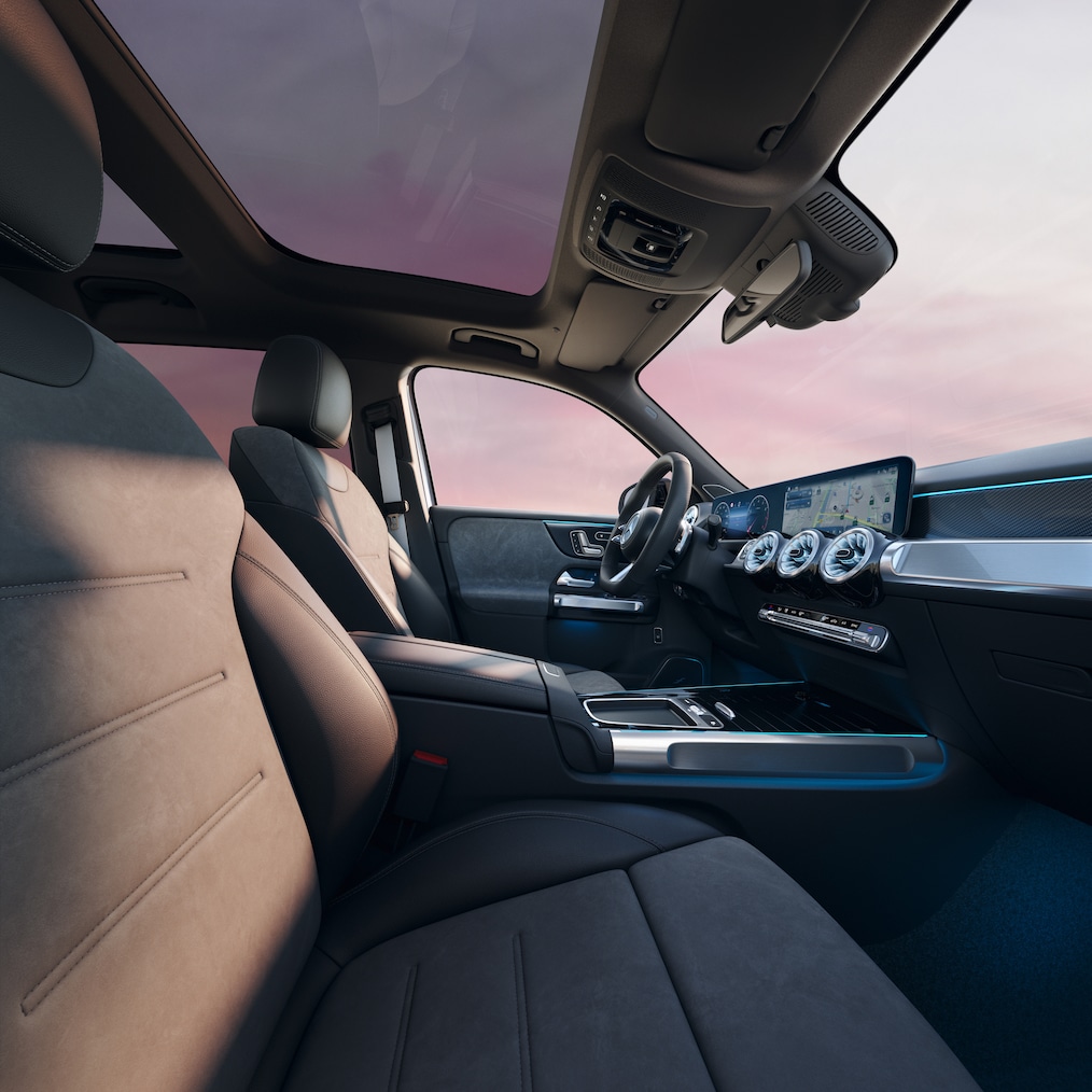 Das Burmester® Surround-Soundsystem im GLB von Mercedes-Benz.
