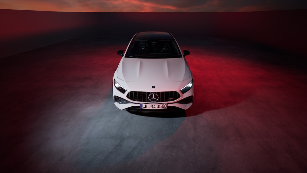 Die Mercedes-AMG A-Klasse mit AMG Design Plus-Paket.