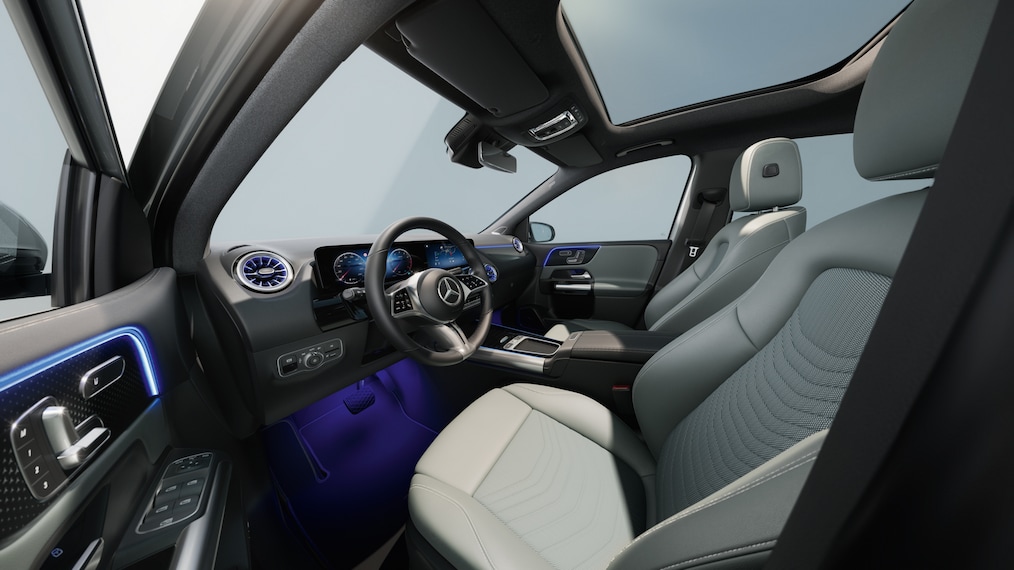 Ein Lautsprecher des Burmester® Surround-Soundsystems der Mercedes-Benz B-Klasse.