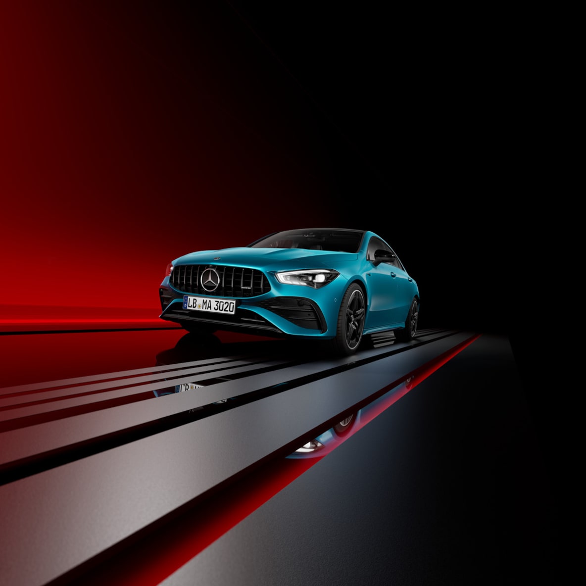 Mercedes-AMG CLA Coupé  von oben