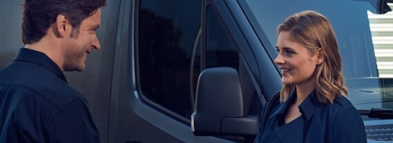 Drei Mercedes-Vans Sprinter