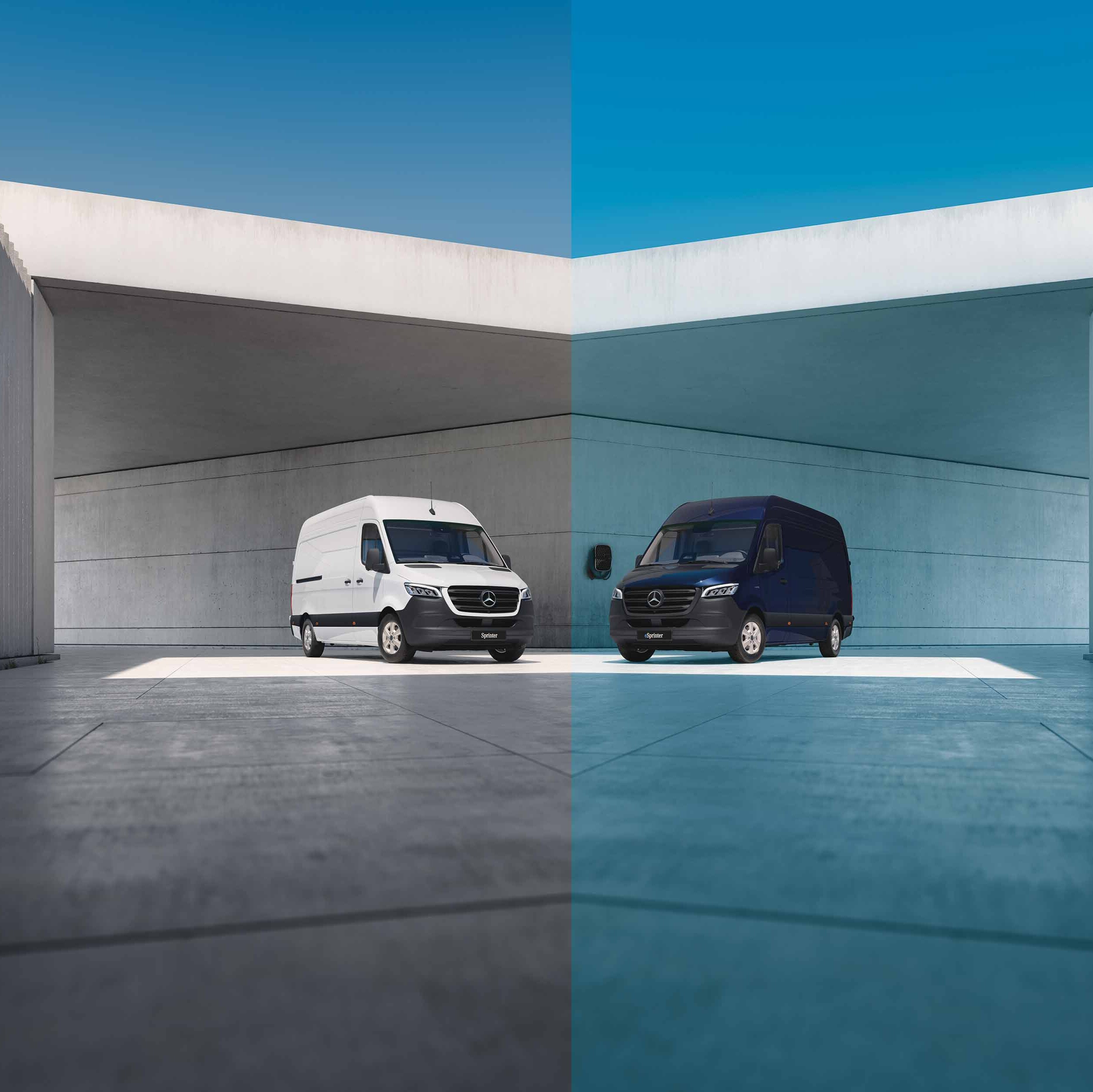 Elektrisch oder Diesel | Mercedes-Benz