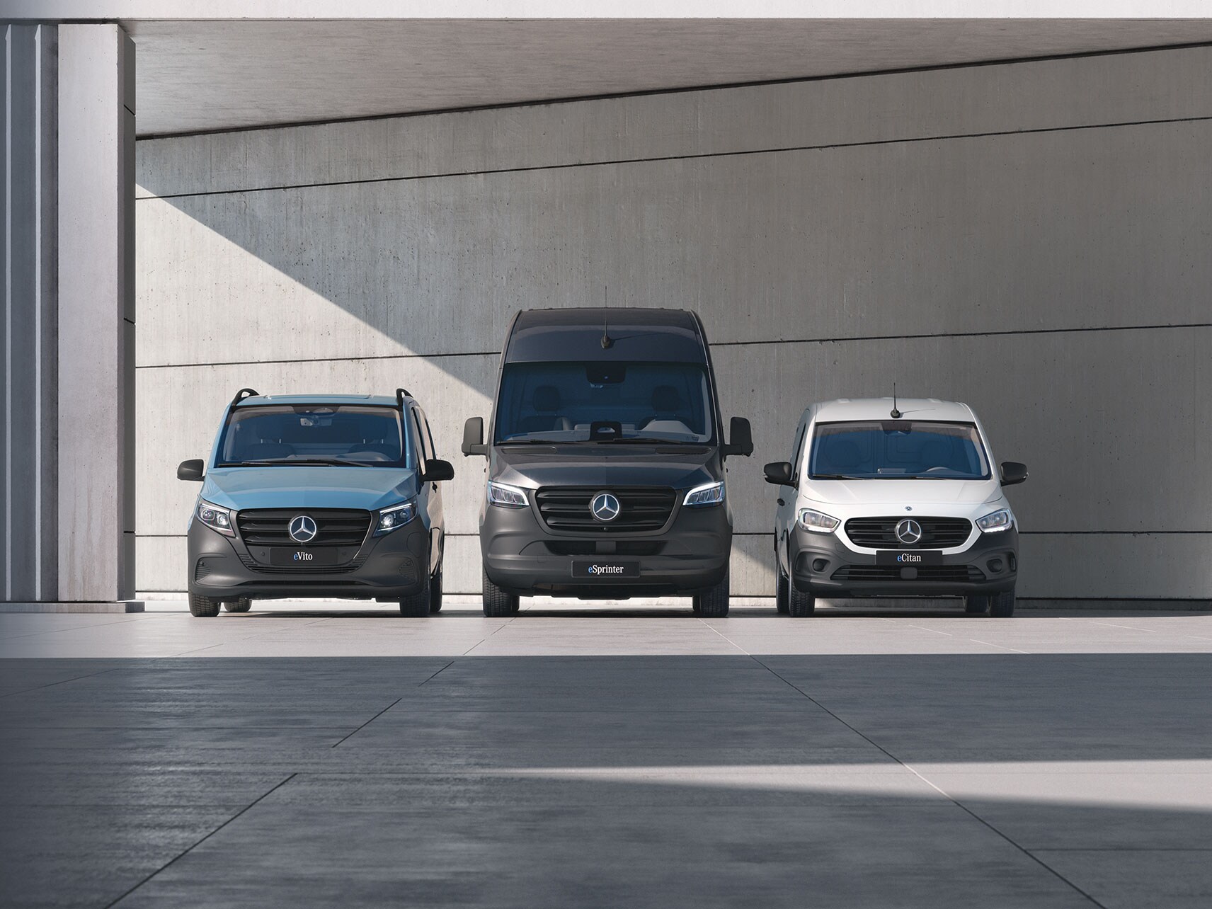 Elektrische Transporter von Mercedes-Benz