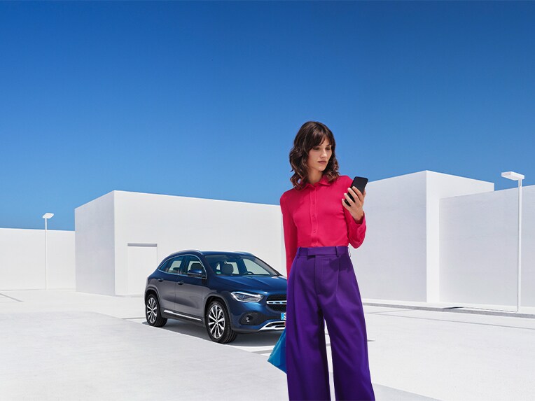 Hier sind die Icons der verschiedenen Digitalen Extras von Mercedes-Benz zu sehen.