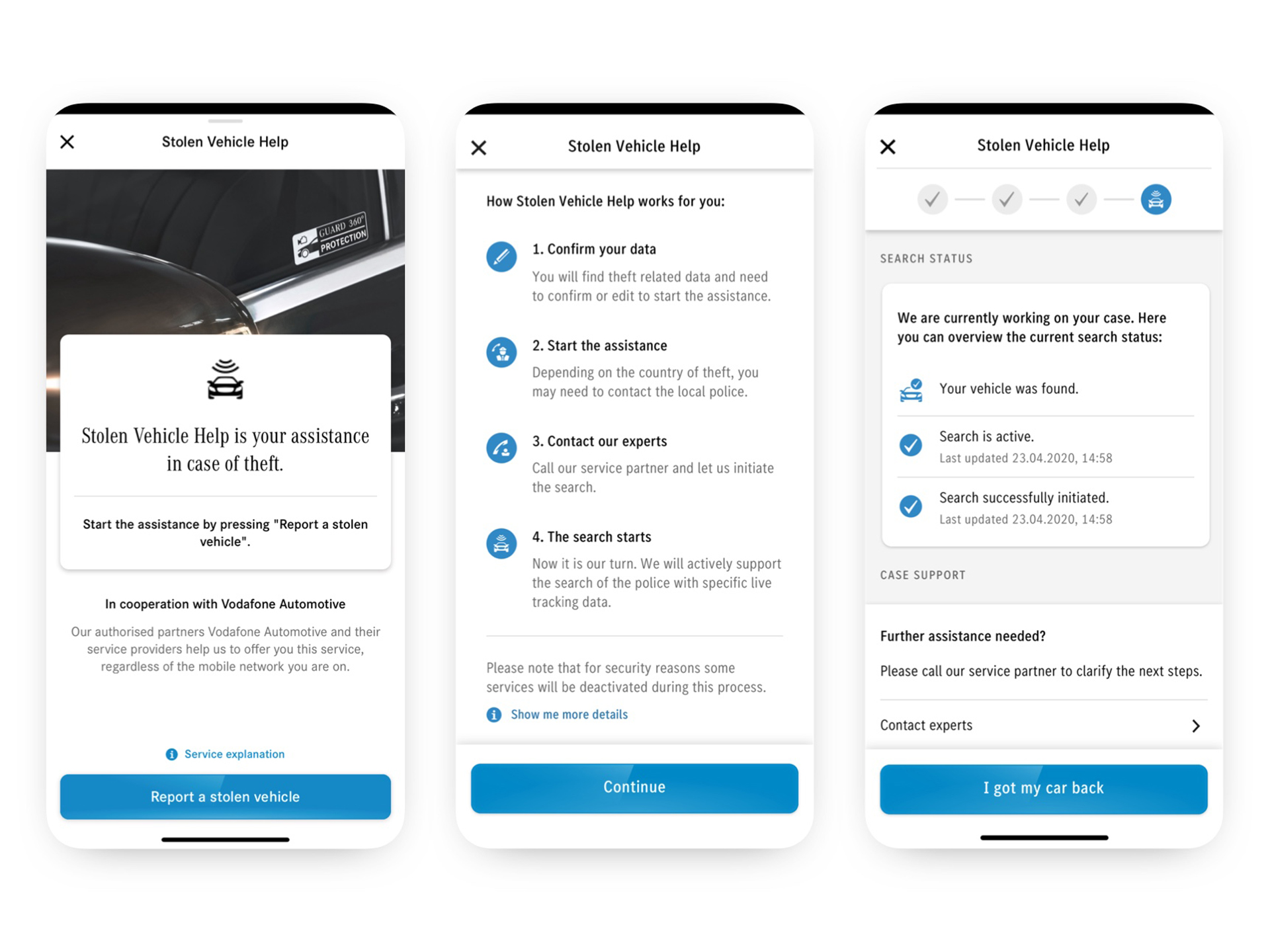 Hilfe bei Fahrzeugdiebstahl | Sicherheit | Mercedes-Benz Hilfe bei Fahrzeugdiebstahl von Mercedes-Benz.