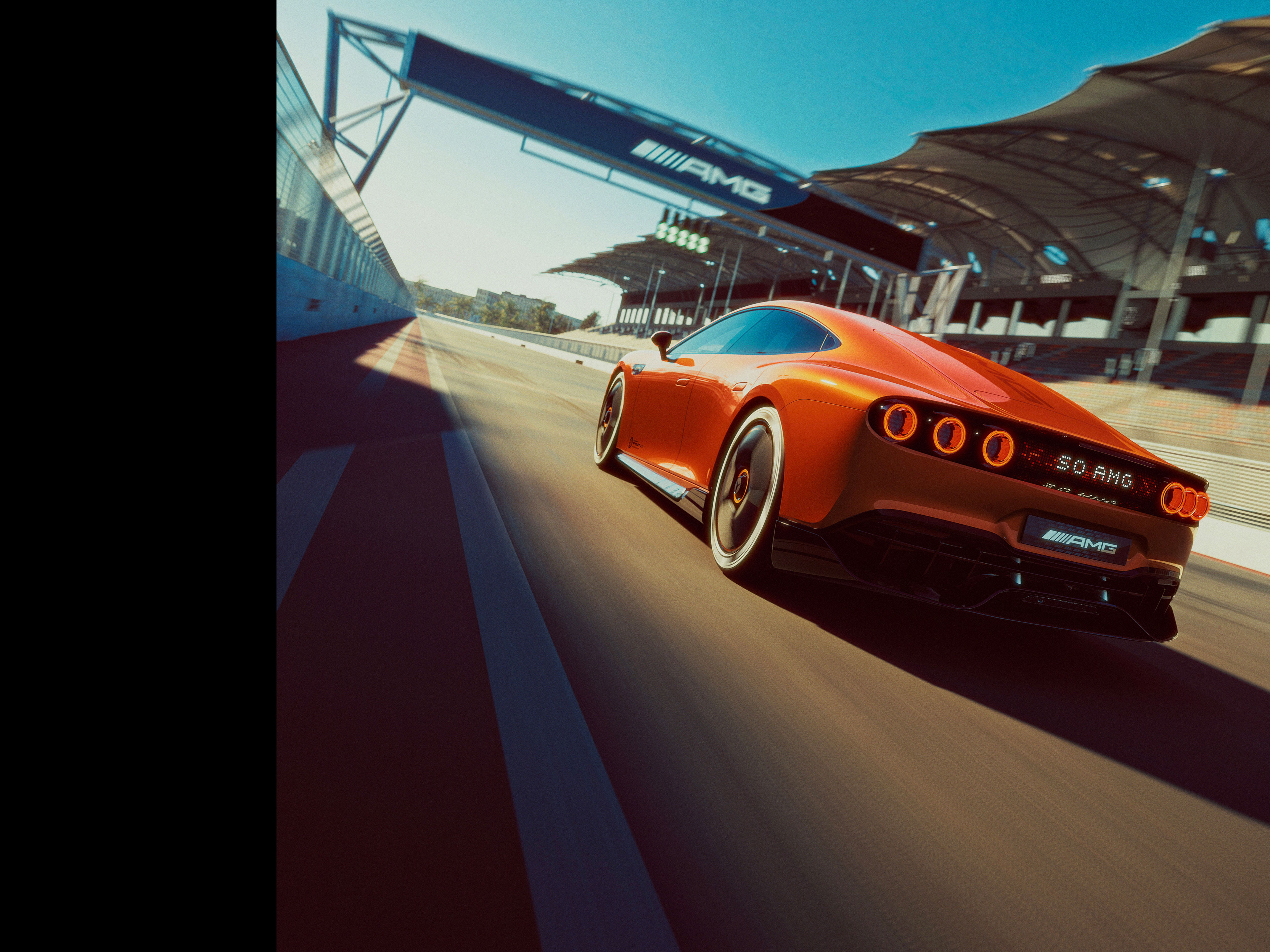 Das Design und der Stil des neuen CONCEPT AMG GT XX mit AMG Electric Architecture (AMG.EA) von Mercedes-AMG. Design & Style | AMG.EA | Mercedes-AMG