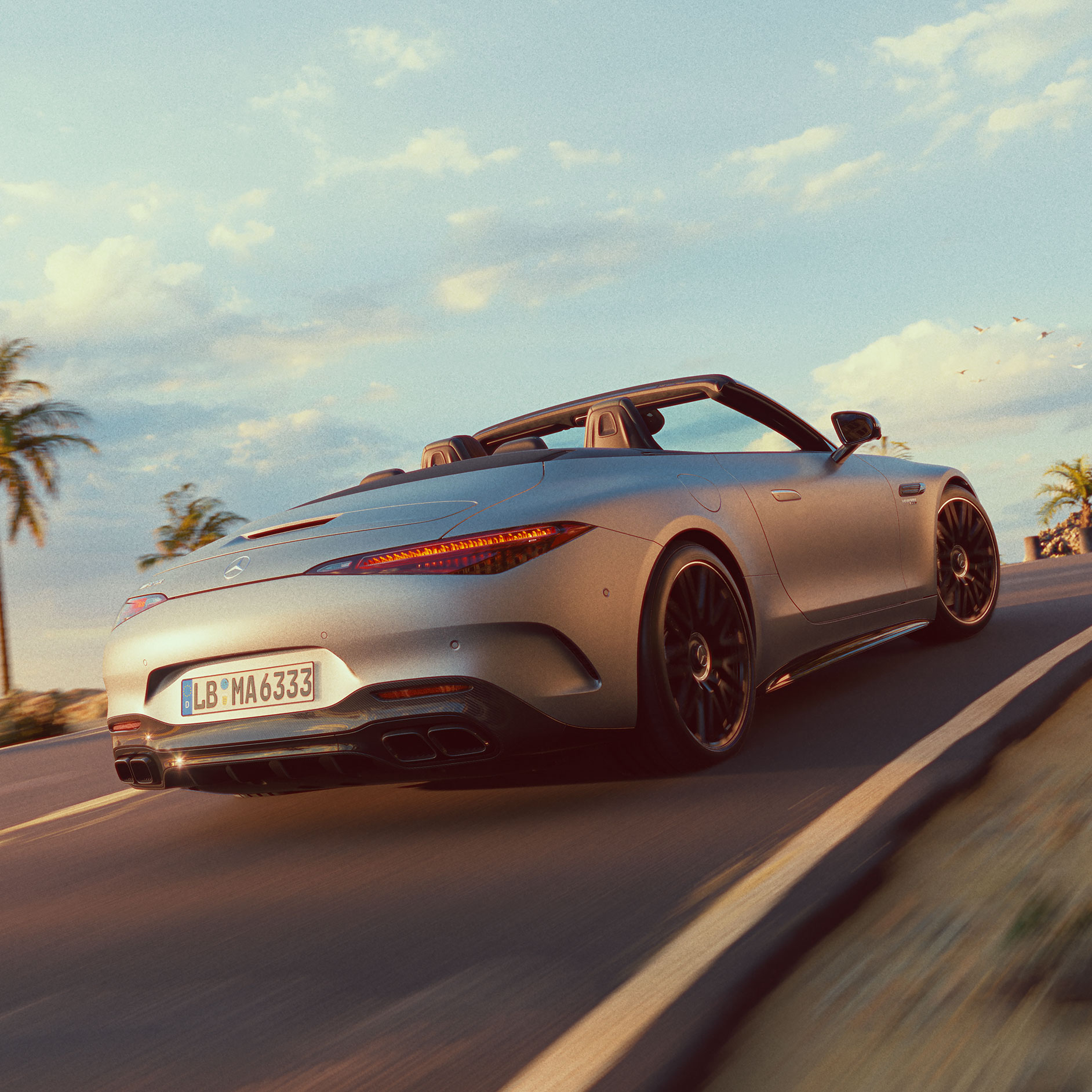 Performance | SL Roadster | Mercedes-AMG Das Exterieur des Mercedes-AMG SL Roadsters.