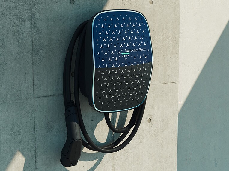 Die Mercedes-Benz Wallbox.