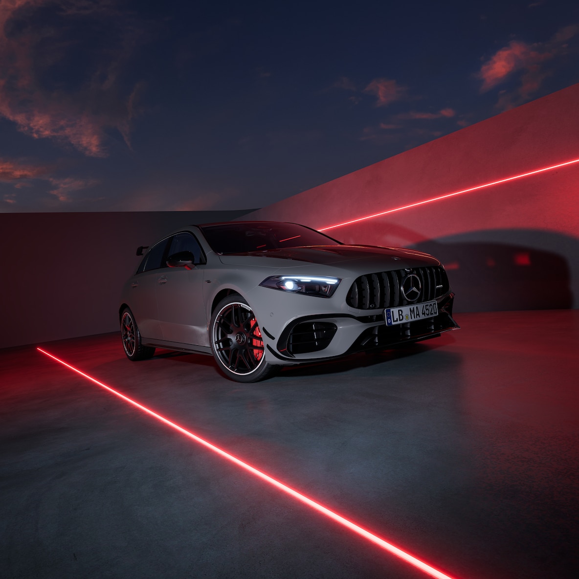 Die Mercedes-AMG A-Klasse mit AMG Design Plus-Paket.