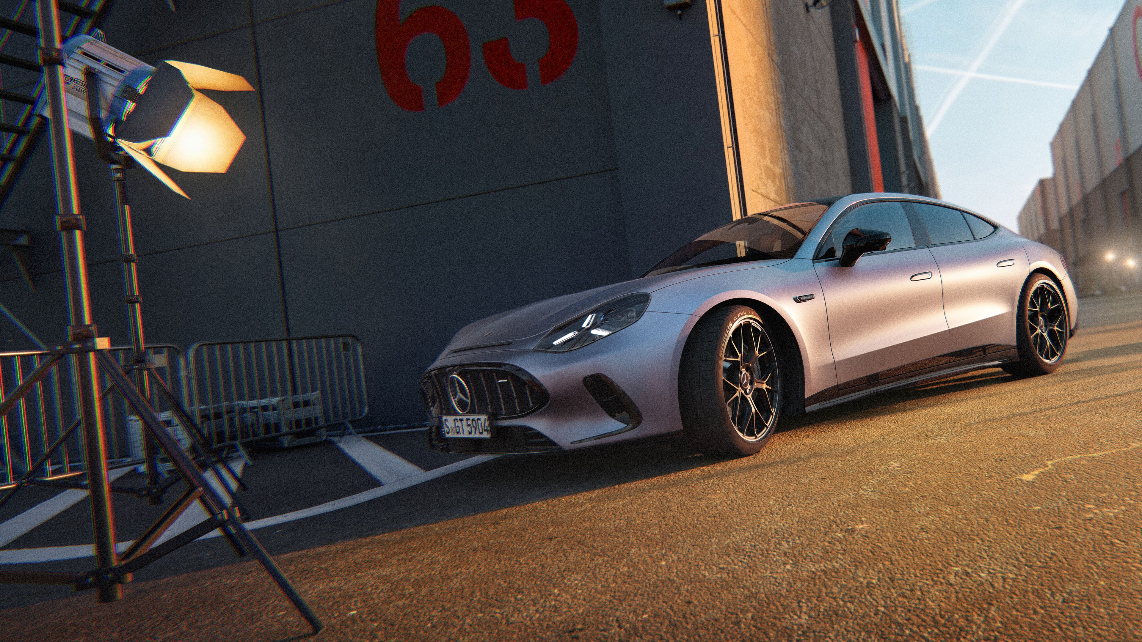 Das neue Mercedes-AMG GT 53 4-Türer Coupé.