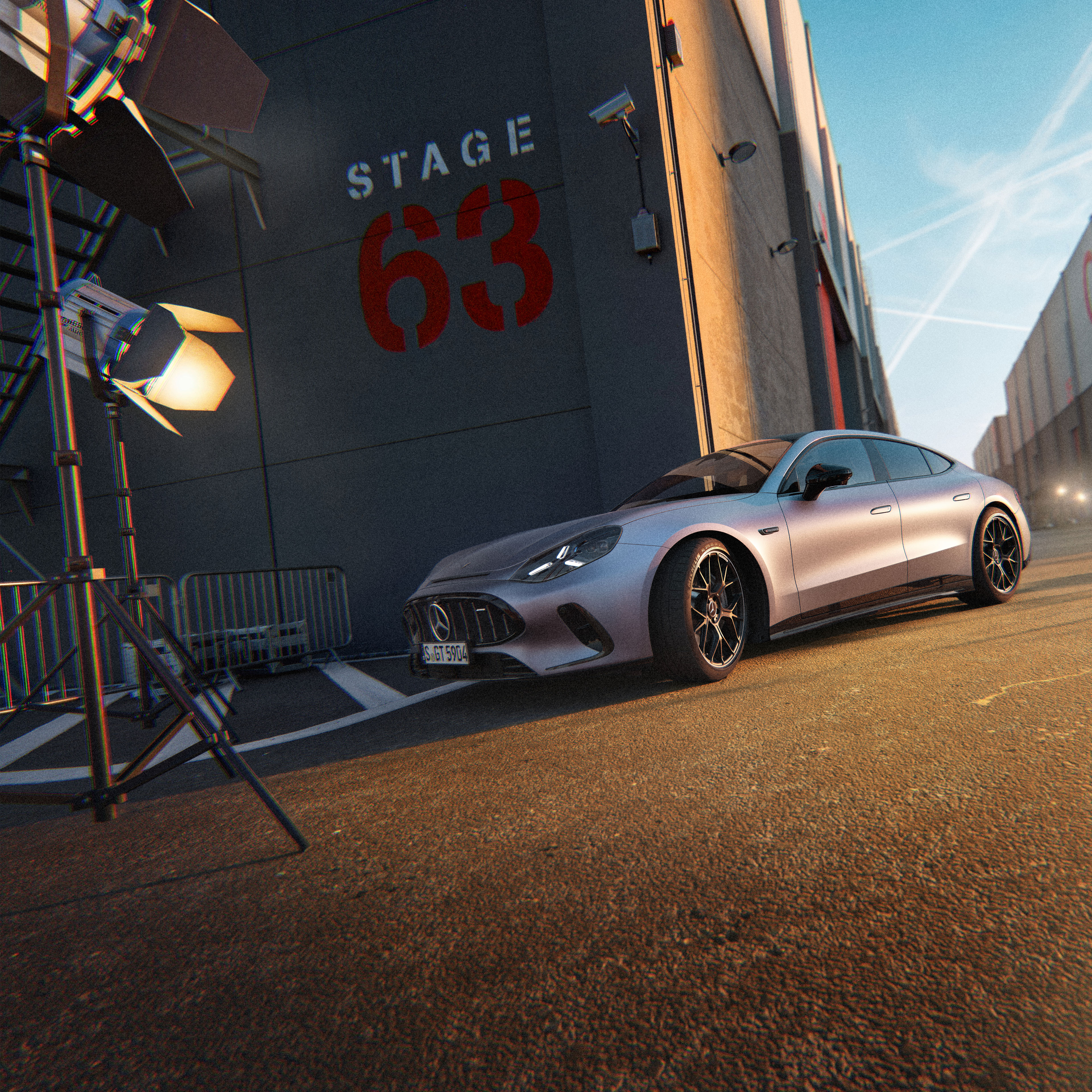 Das neue Mercedes-AMG GT 53 4-Türer Coupé.
