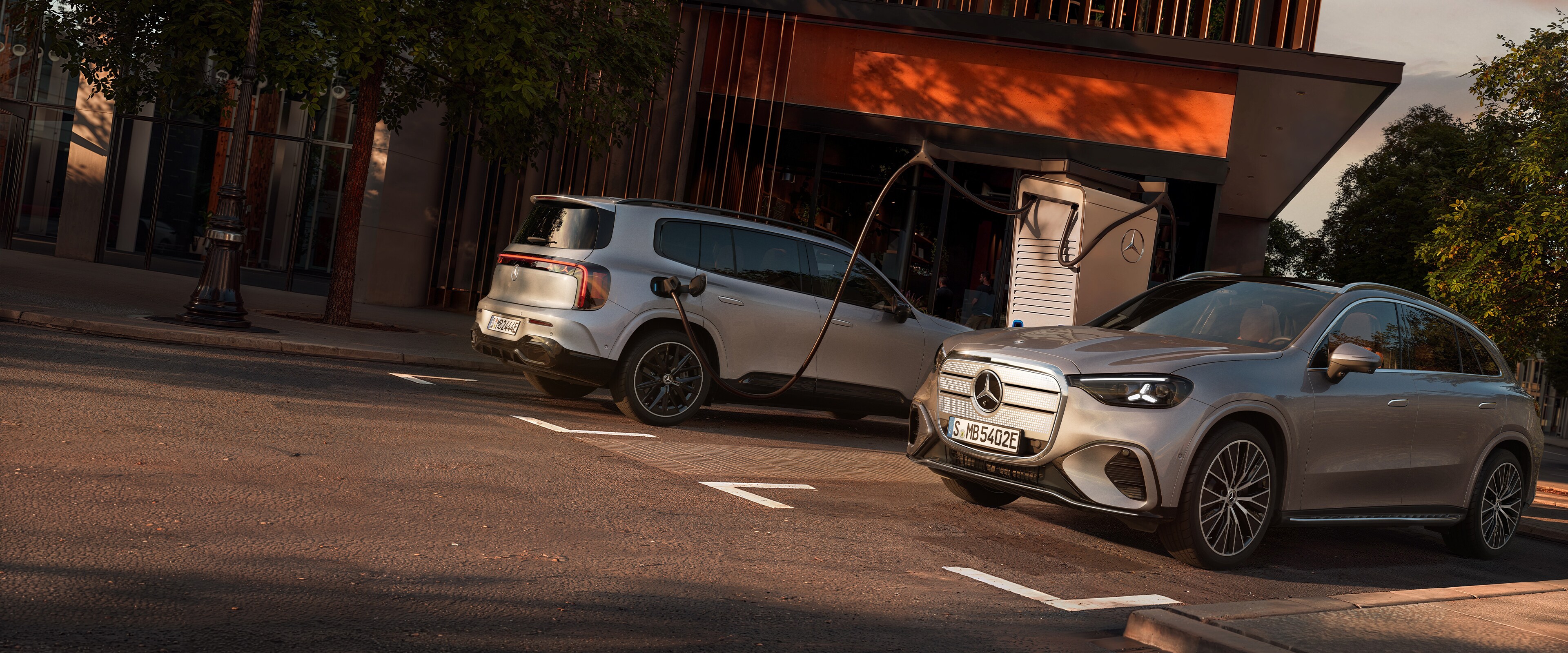 Elektrofahrzeuge von Mercedes-Benz.