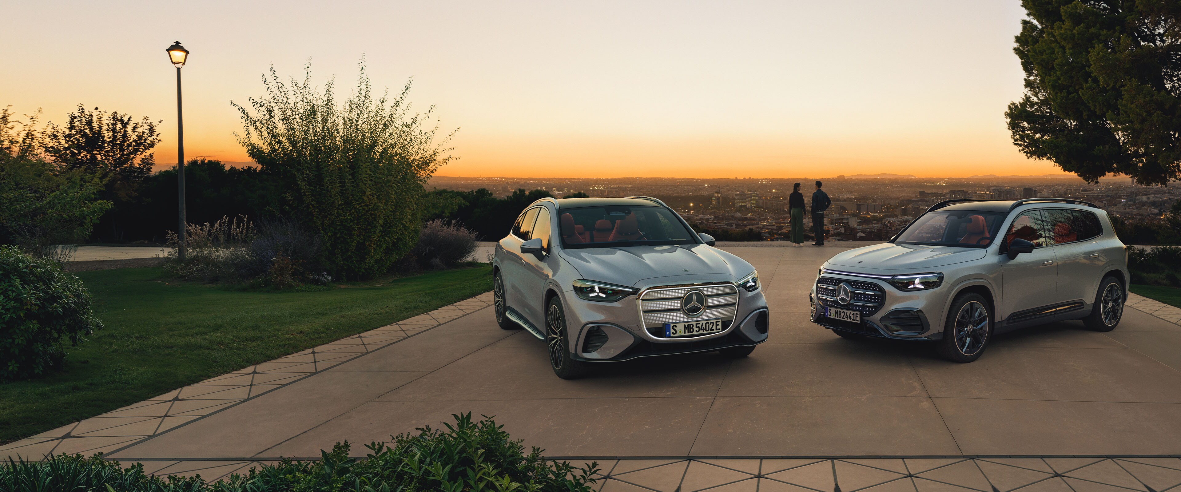 Der neue Mercedes-Benz GLC in einer frontalen Seitenansicht.