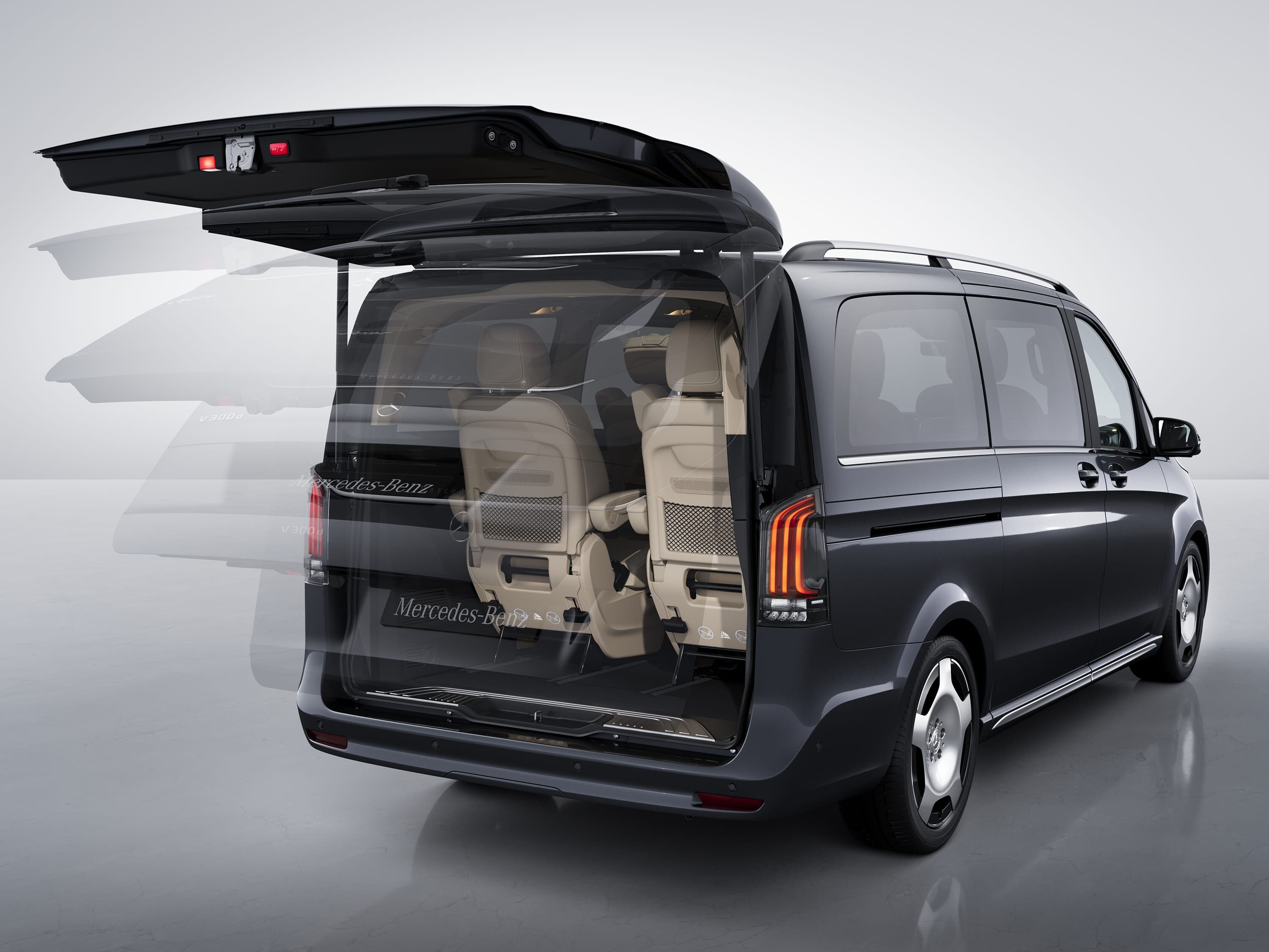 Mercedes-Benz Marco Polo Heckklappe mit EASY-PACK Paket.