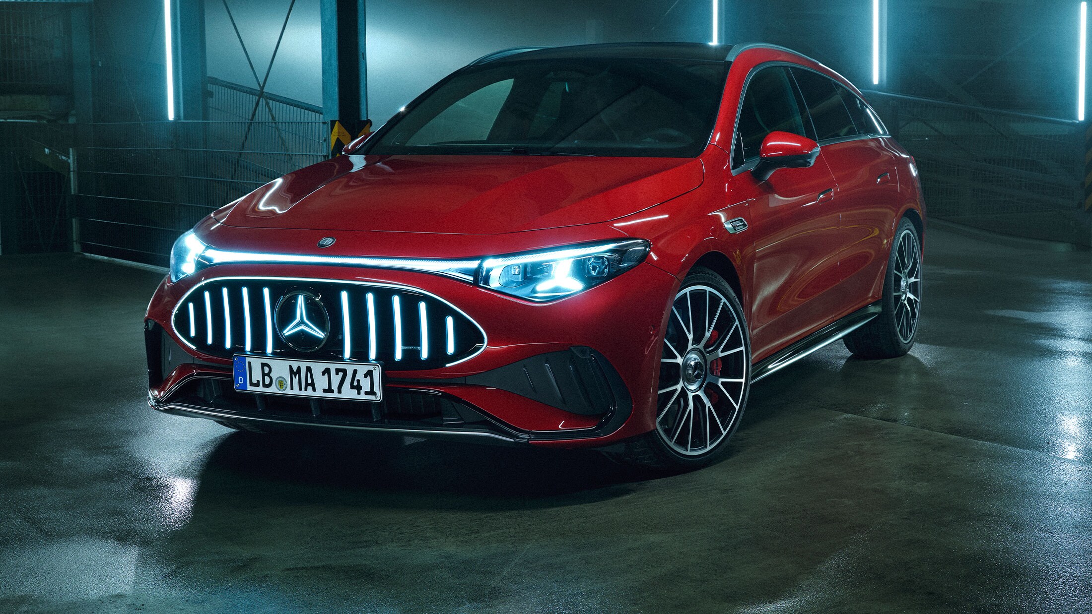 Der neue elektrische Mercedes-AMG CLA 45 4MATIC+.