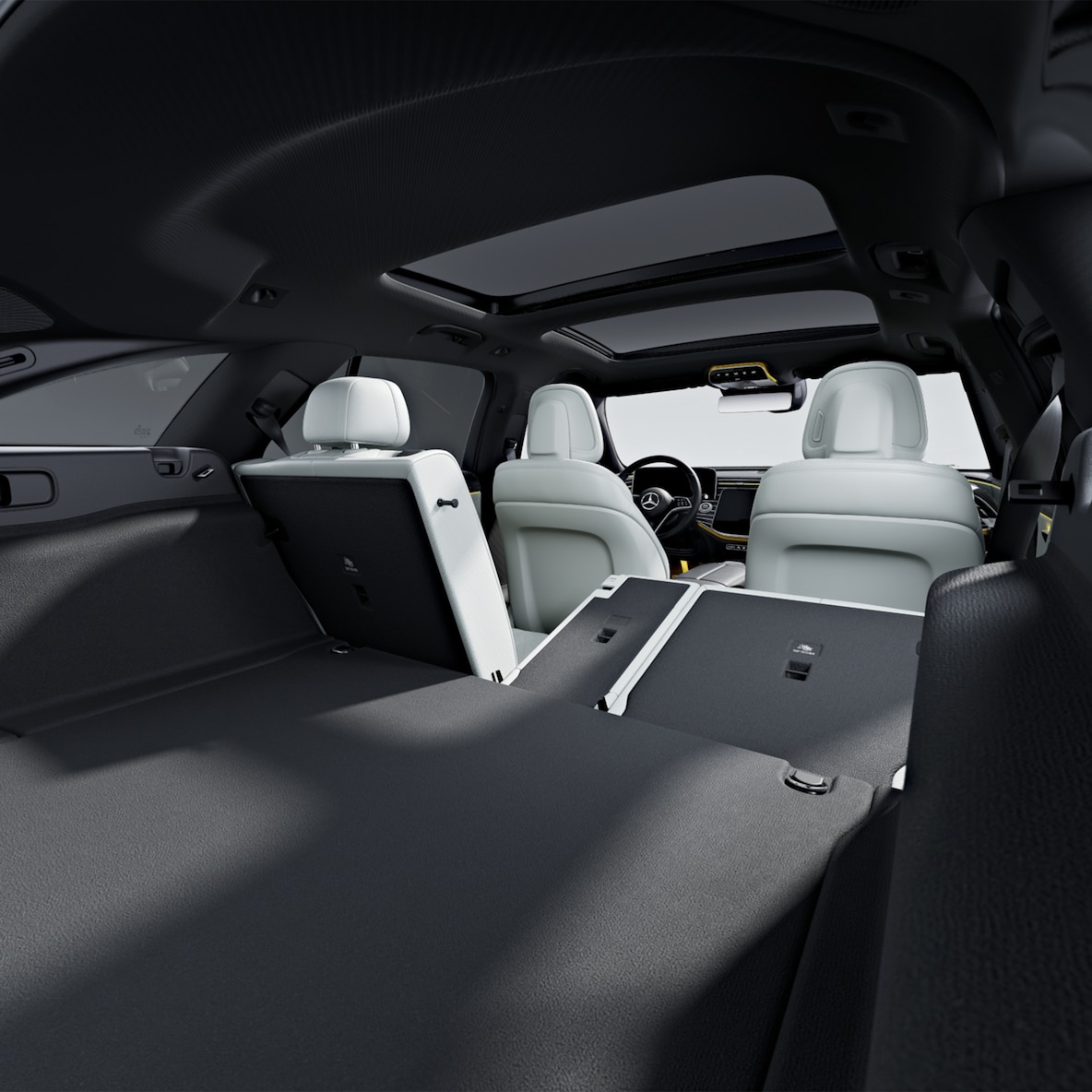 Flexibles Raumkonzept der E-Klasse von Mercedes-Benz.