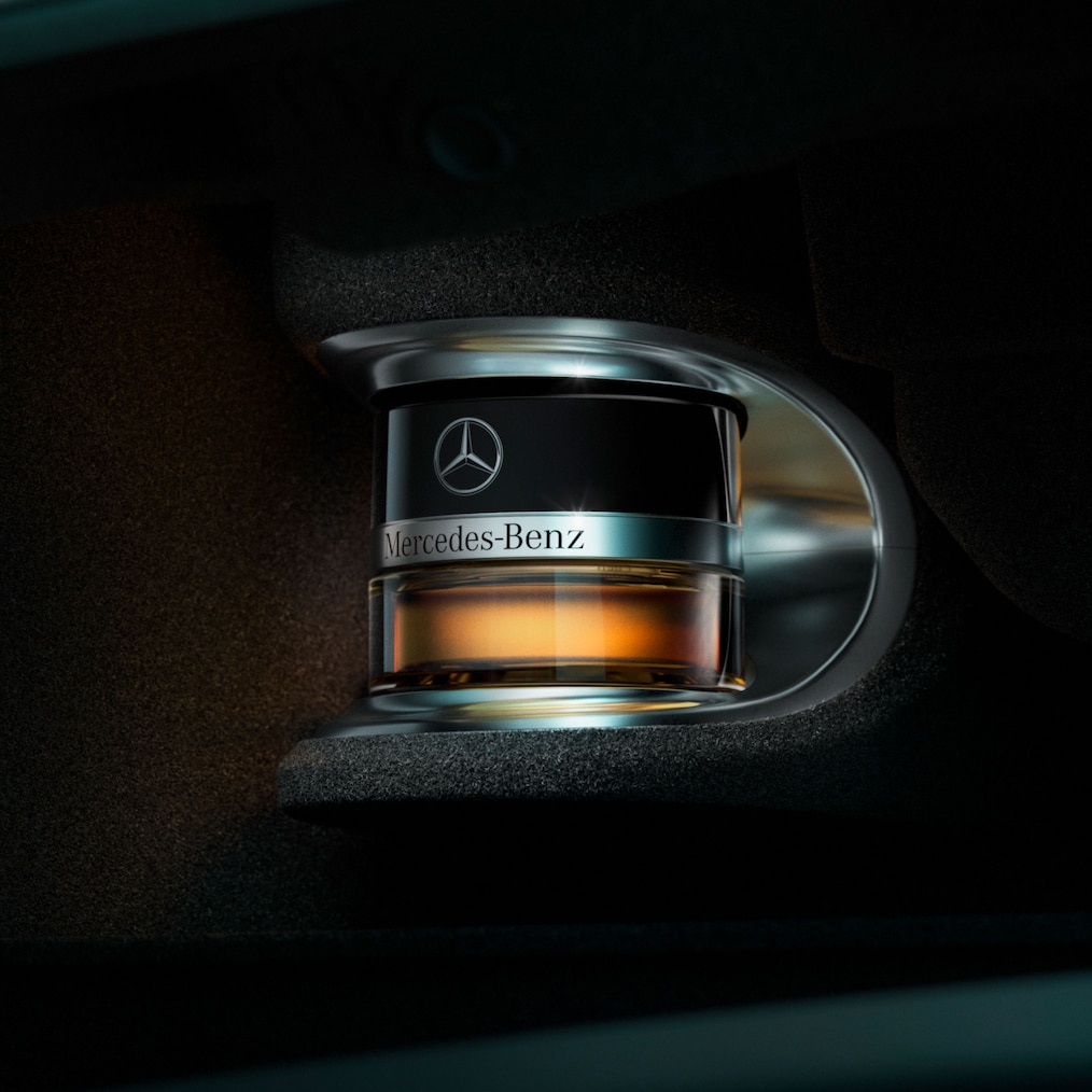 Das Luftfiltersystem mit HEPA-Filter in der EQE Limousine.