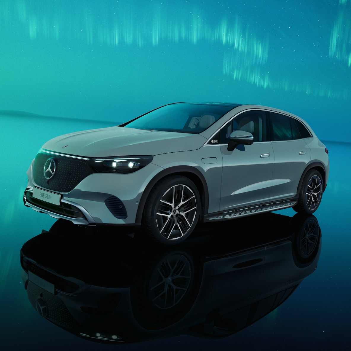 Das Mercedes-Benz EQE SUV Exterieur.