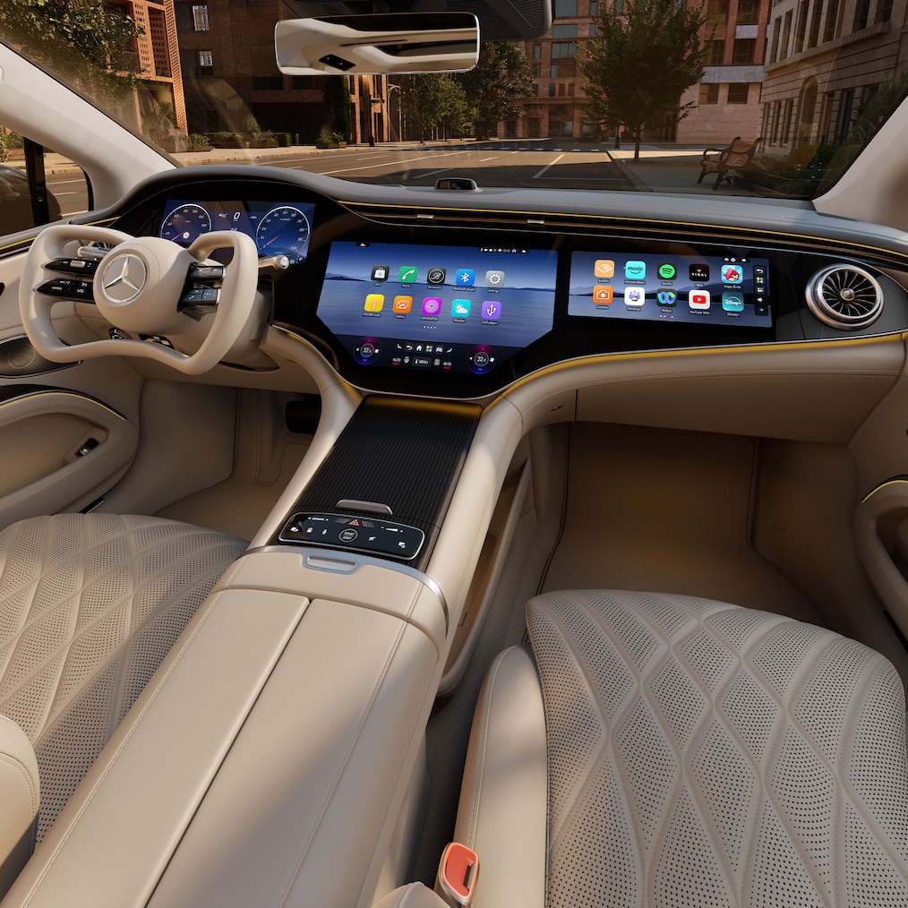 MB.OS der nächsten Generation im neuen Mercedes-Benz EQS.