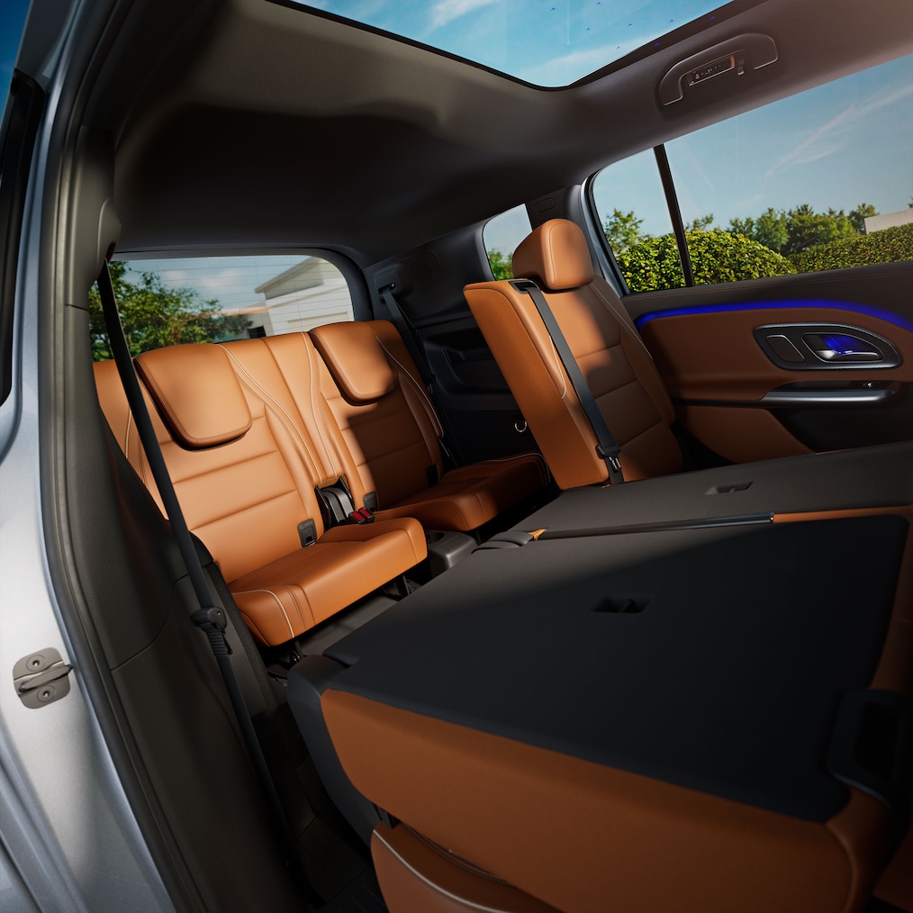 Das Interieur des völlig neuen elektrischen GLB.