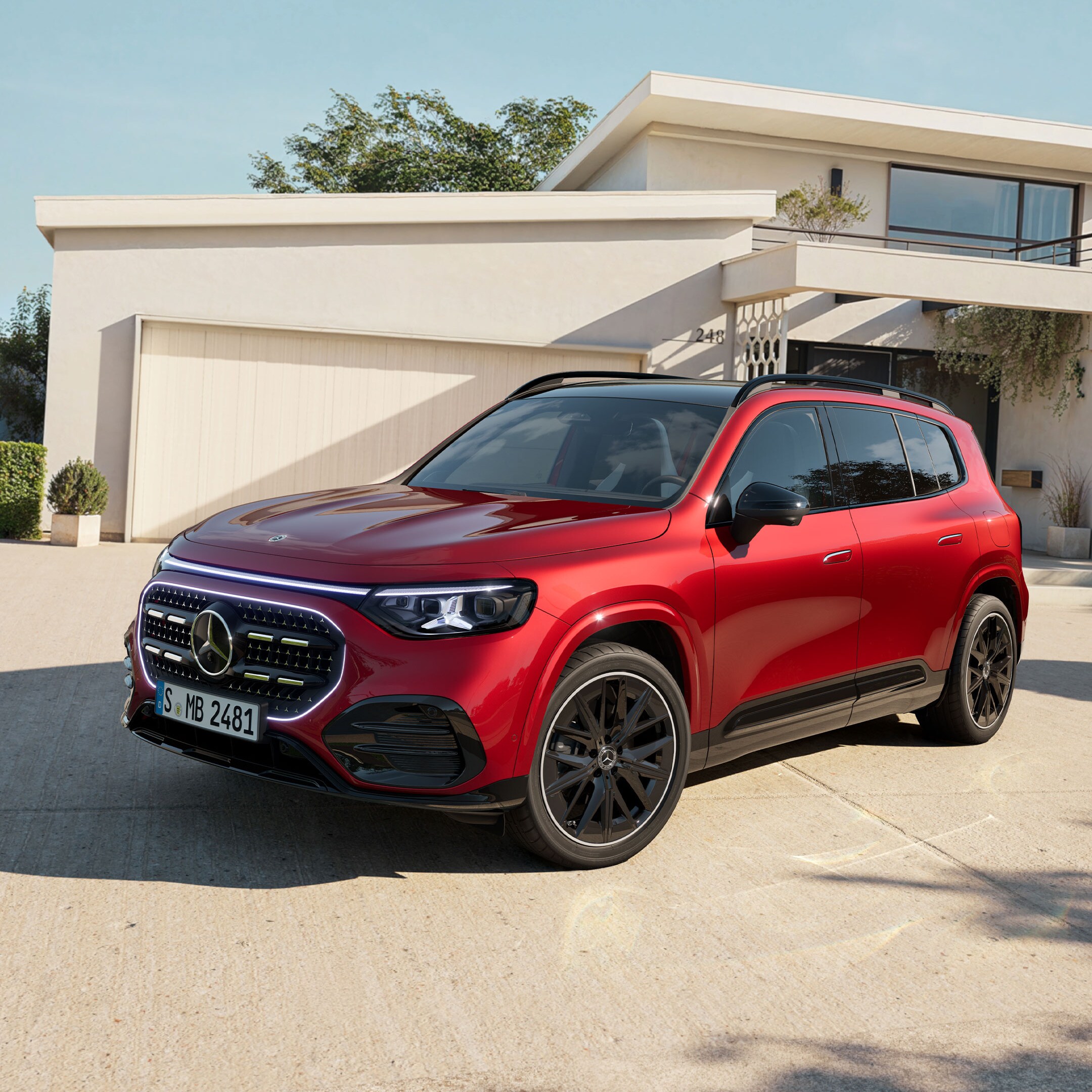 Der neue GLB als Hightech Hybrid.