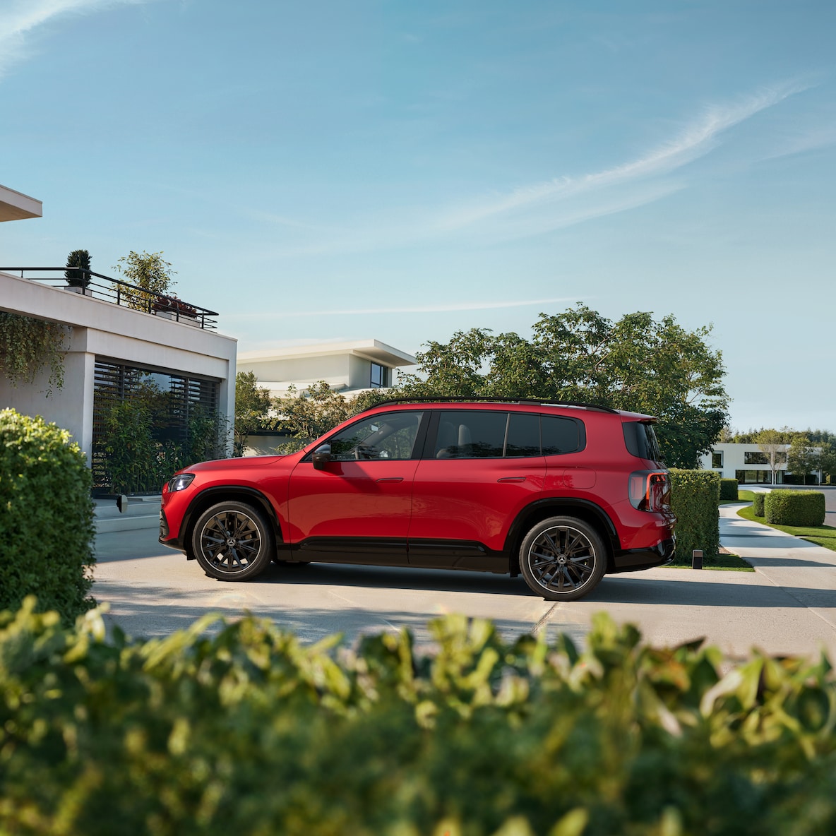 Das Exterieur des Mercedes-Benz GLB.