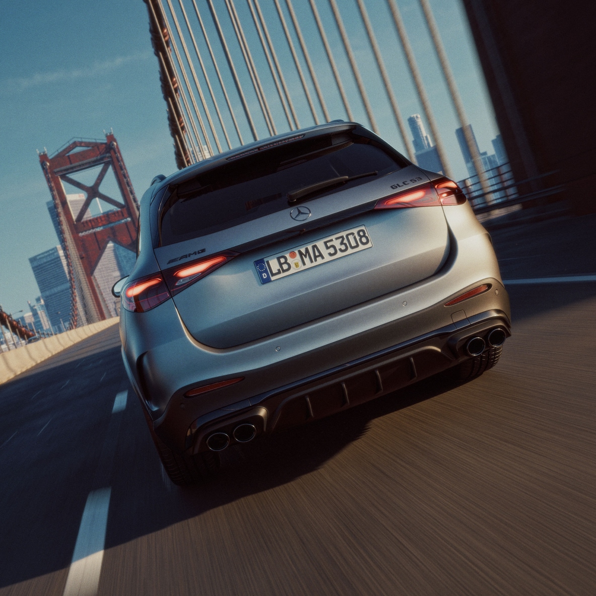 Die Motorisierung des neuen Mercedes-AMG GLC SUV.