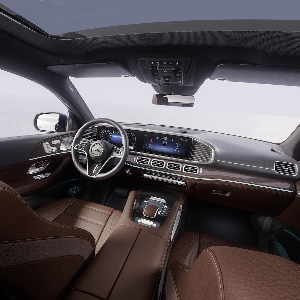 Das Interieur des Mercedes-Benz GLE Coupés.