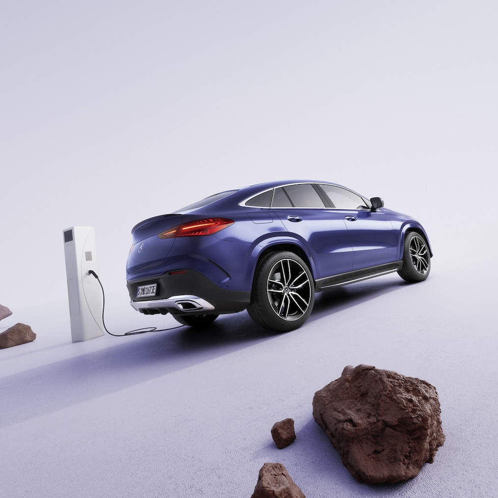Der GLE 350 de 4MATIC mit EQ-Hybridtechnologie von Mercedes-Benz.