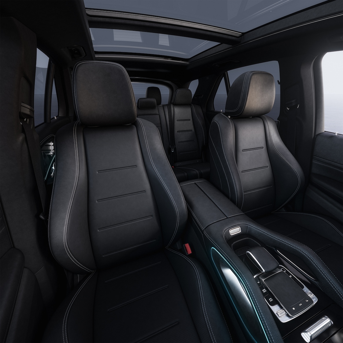 Das Interieur des Mercedes-Benz GLE.