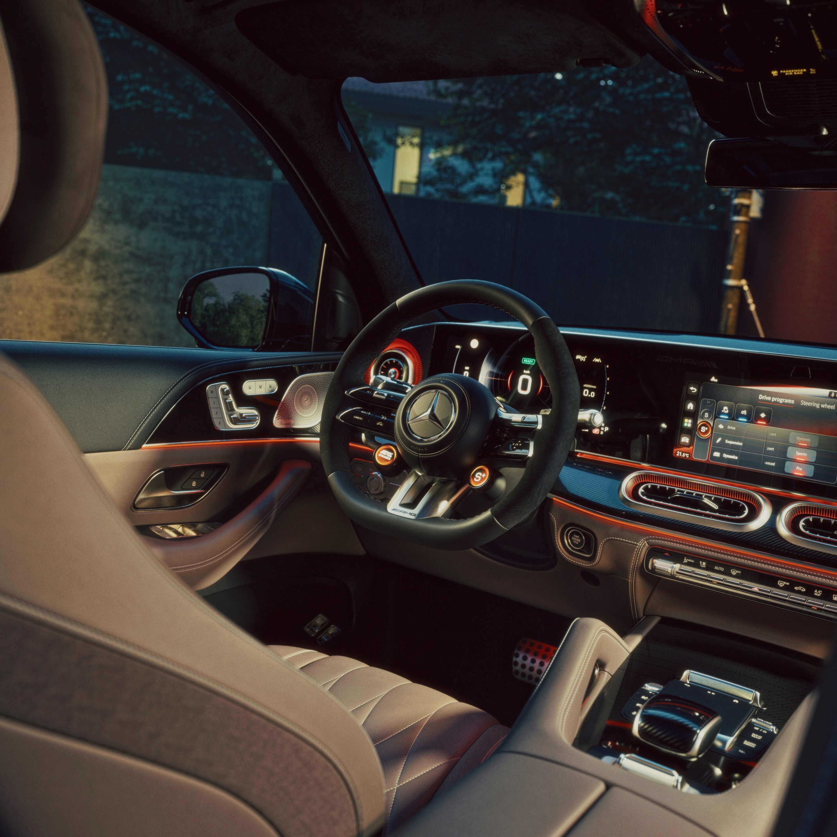 Das Interieur des neuen Mercedes-AMG GLE.