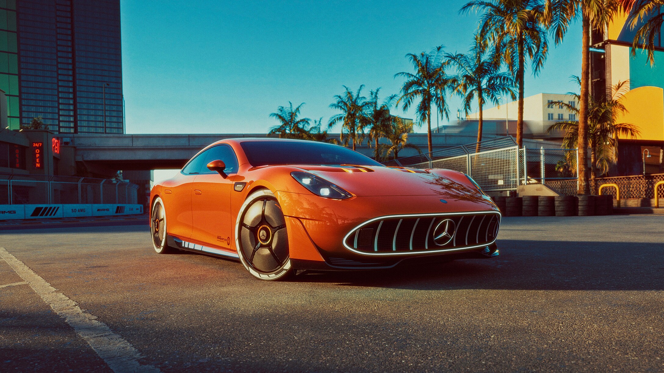 Das neue Konzeptfahrzeug CONCEPT AMG GT XX mit AMG Electric Architecture (AMG.EA) von Mercedes-AMG.