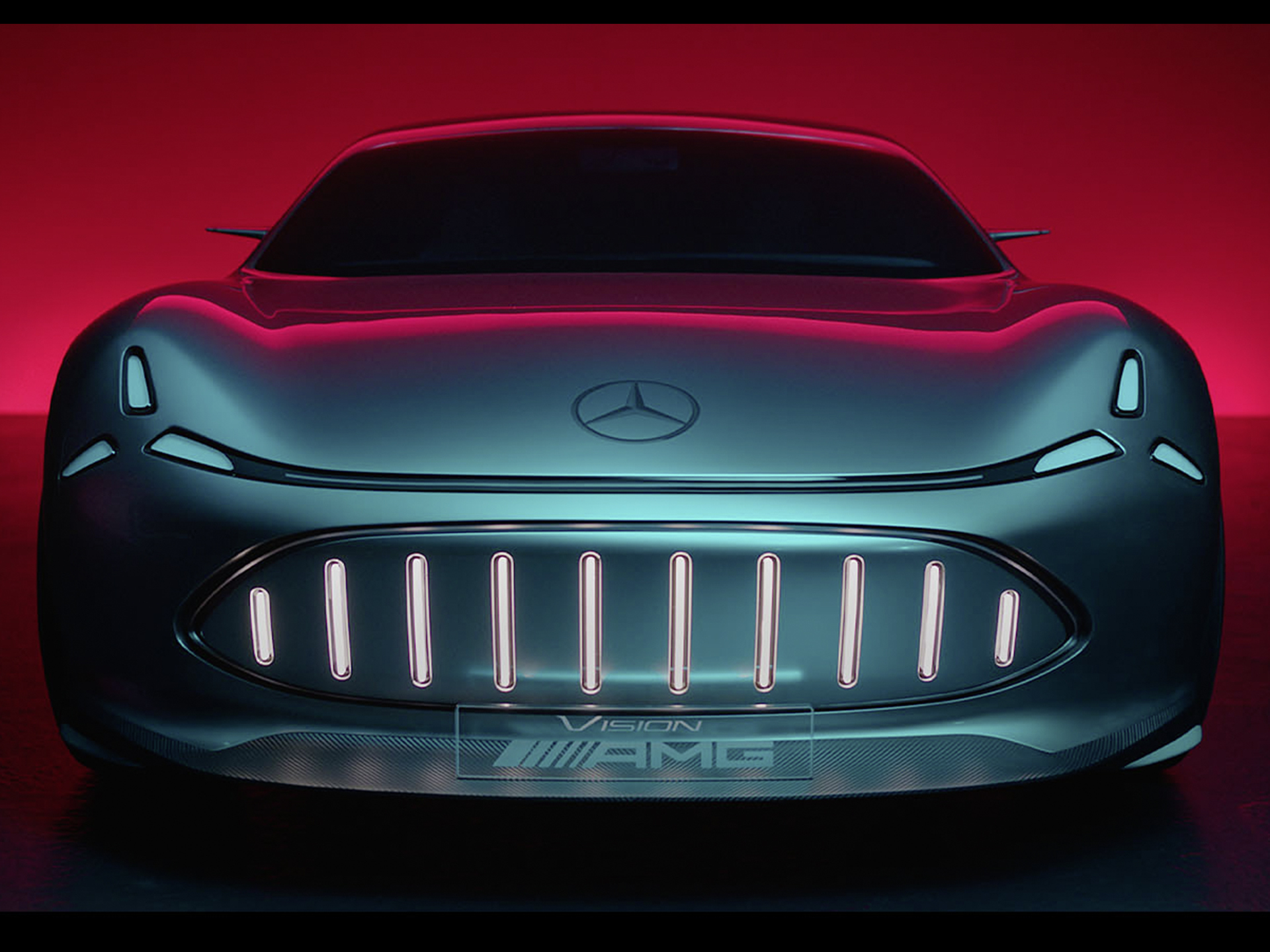 Vision AMG | Mercedes-AMG Der Vision AMG in einer Frontansicht.