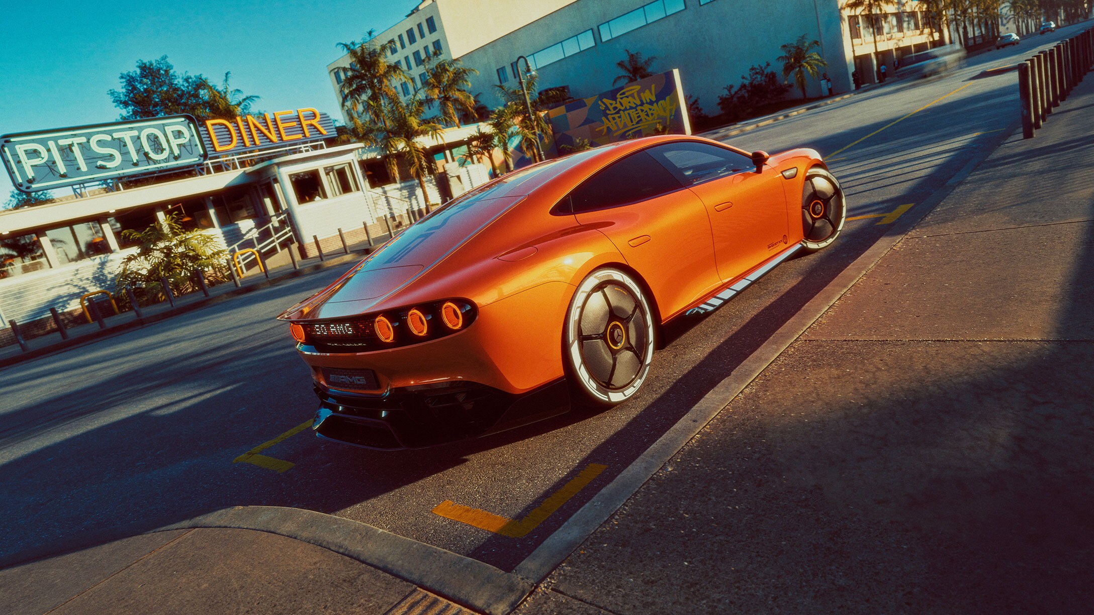 The new CONCEPT AMG GT XX with AMG Electric Architecture (AMG.EA) by Mercedes-AMG.
