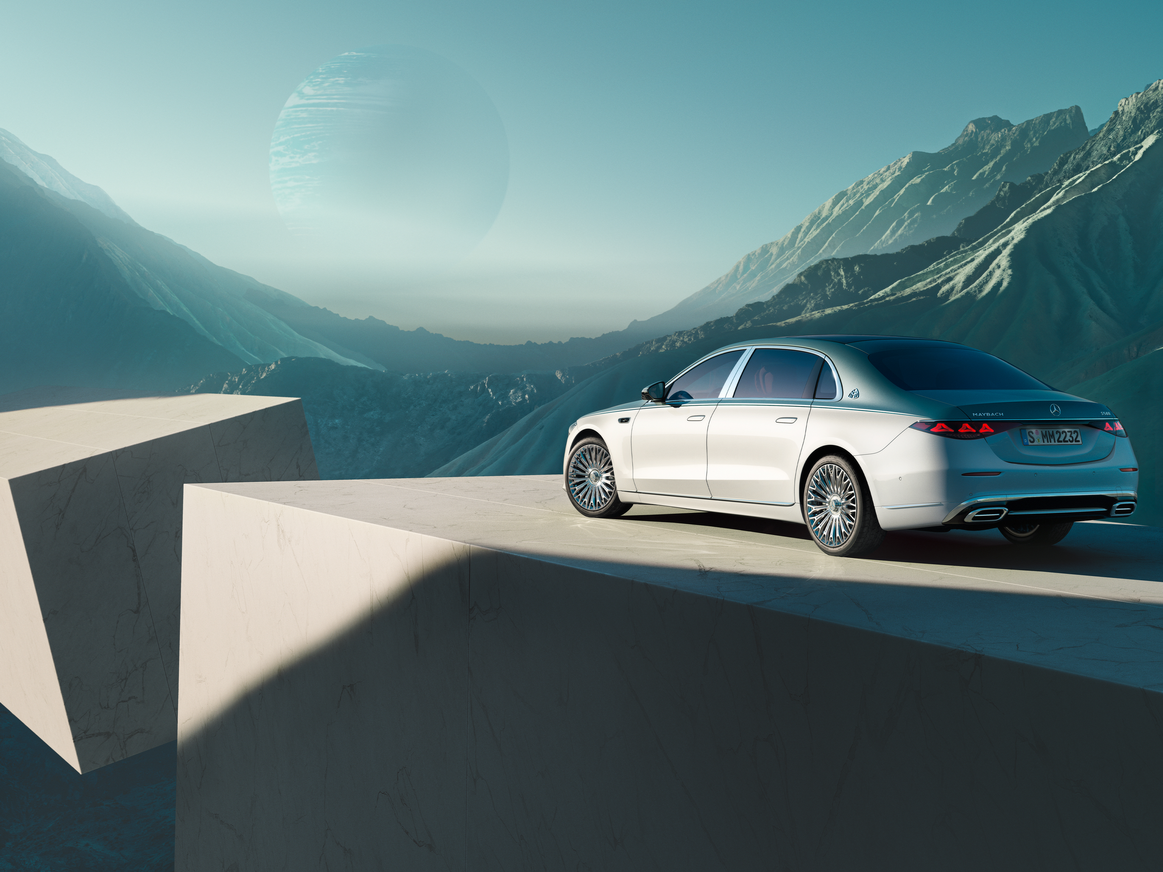 S-Klasse | Marke | Mercedes-Maybach Die Mercedes-Maybach S-Klasse in einer seitlichen Ansicht.