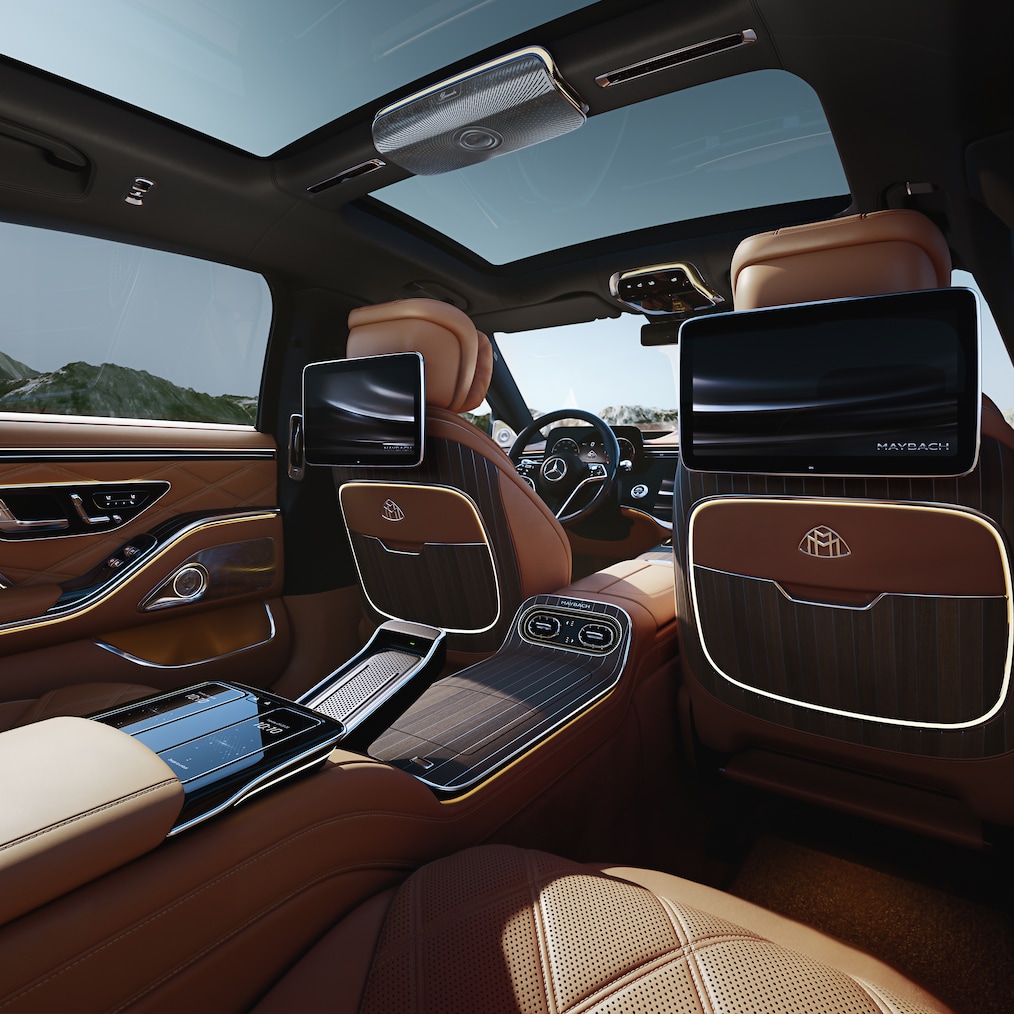 Das Exklusiv-Interieur der neuen Mercedes-Maybach S-Klasse.