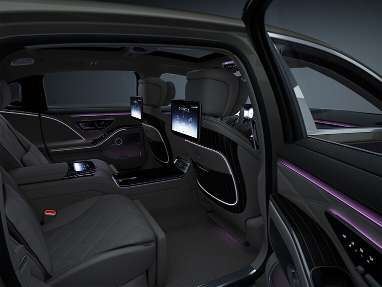 Das Interieur der Mercedes-Maybach S-Klasse mit MANUFAKTUR High-End-Paket.