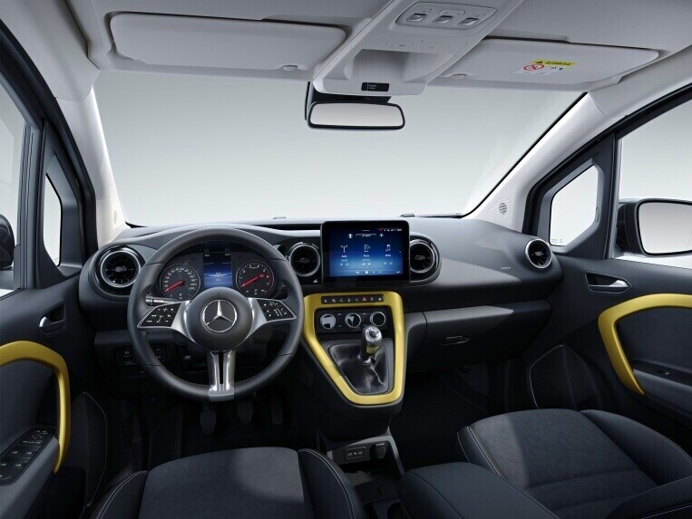 Das Cockpit-Design der T-Klasse in der Ausstattungslinie Style.