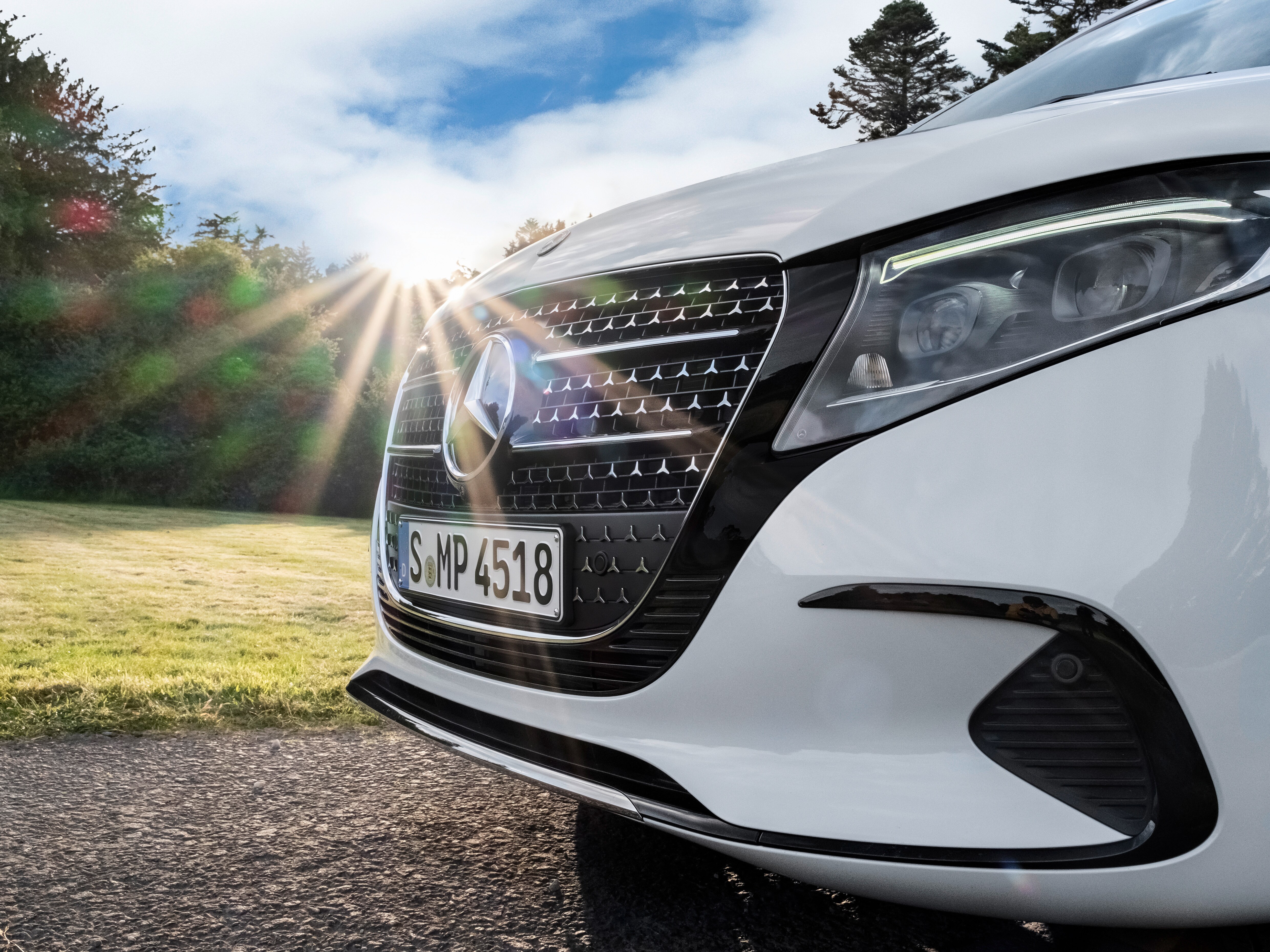 Detailaufnahme der V-Klasse Marco Polo.