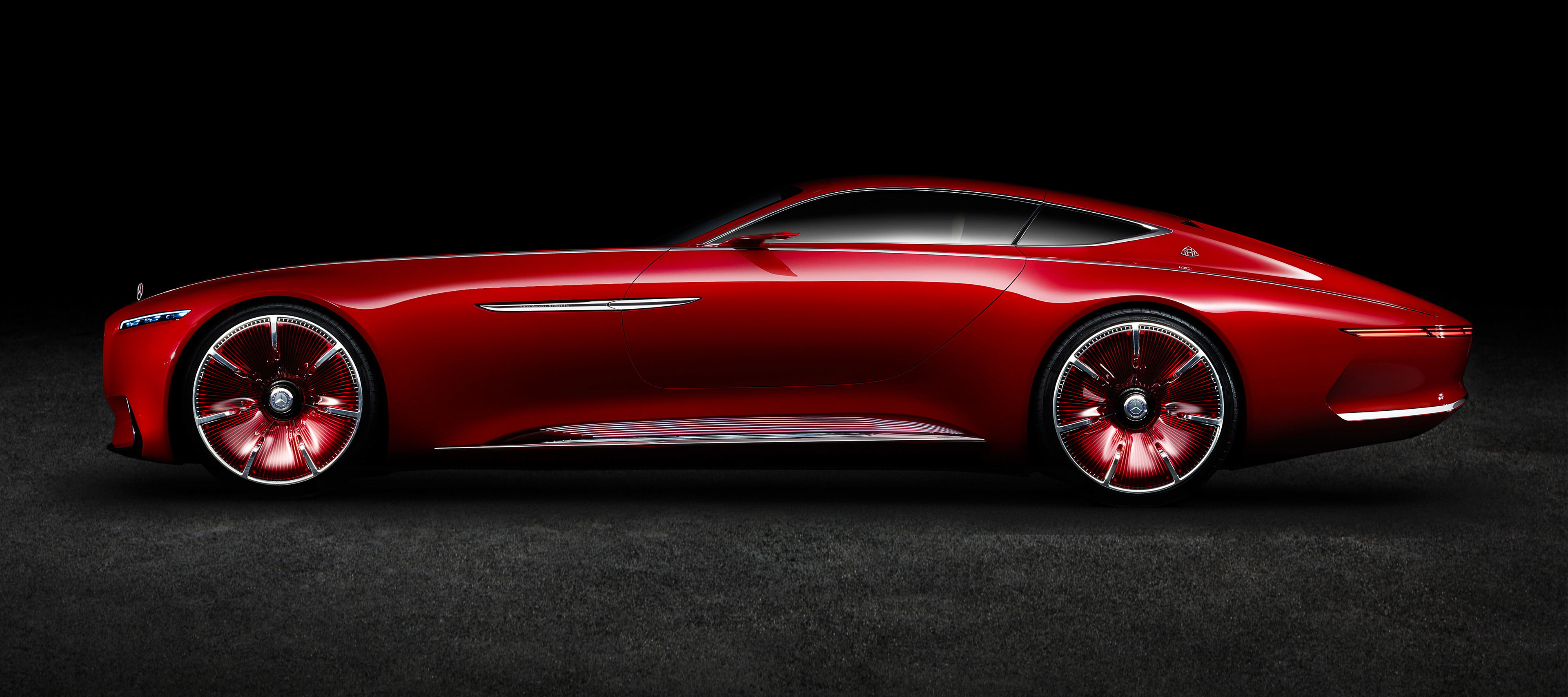 Vision | Mercedes-Maybach 6 | Mercedes-Benz Seitenansicht des Vision Mercedes-Maybach 6