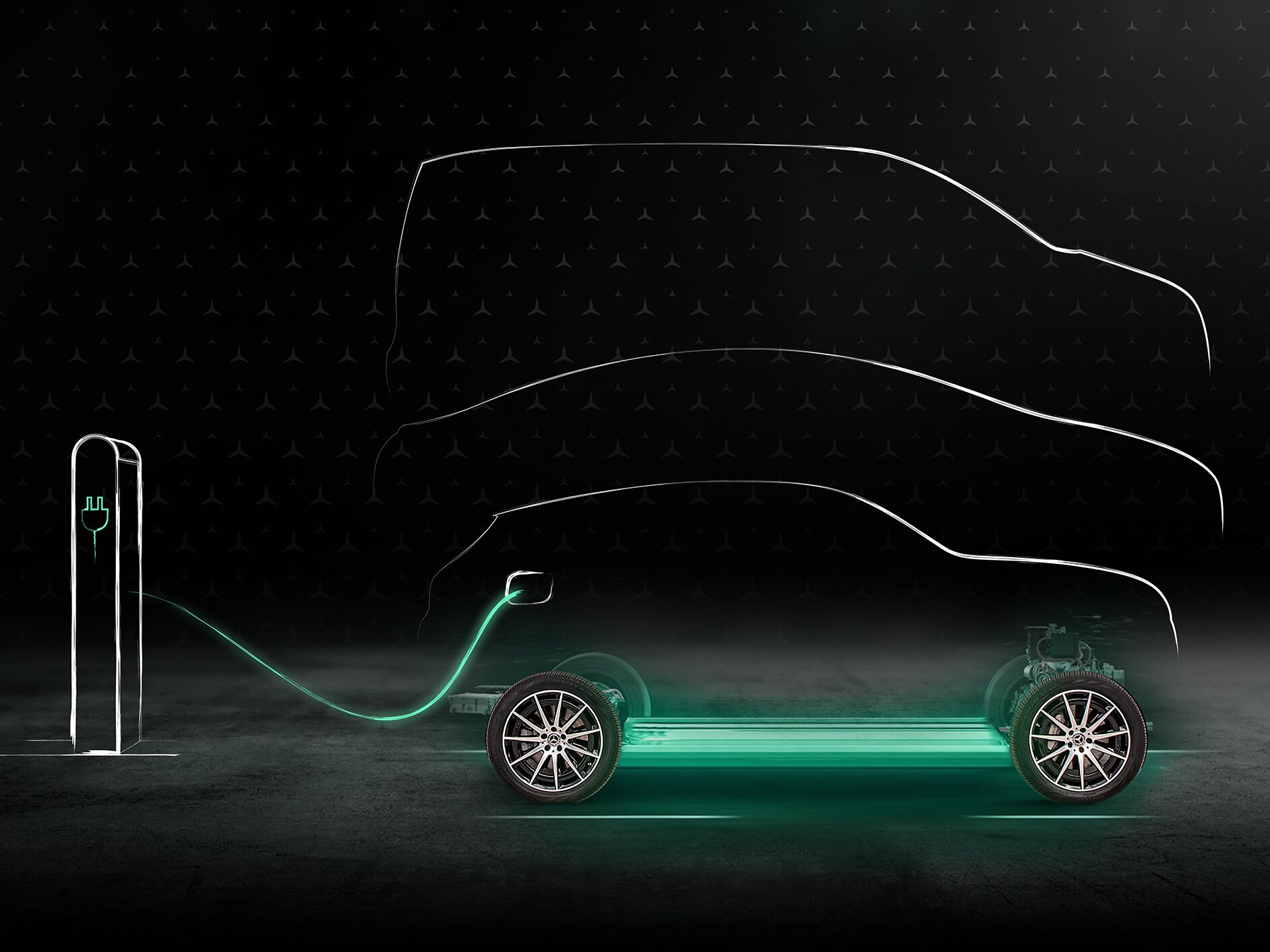 Eine Animation der Green Charging Funktion.