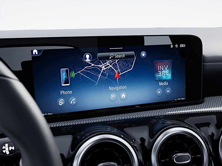 Die Navigation für Anhänger und übergroße Fahrzeuge von Mercedes-Benz.