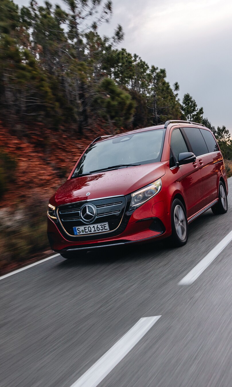 Das Exterieur des Mercedes-Benz EQV.