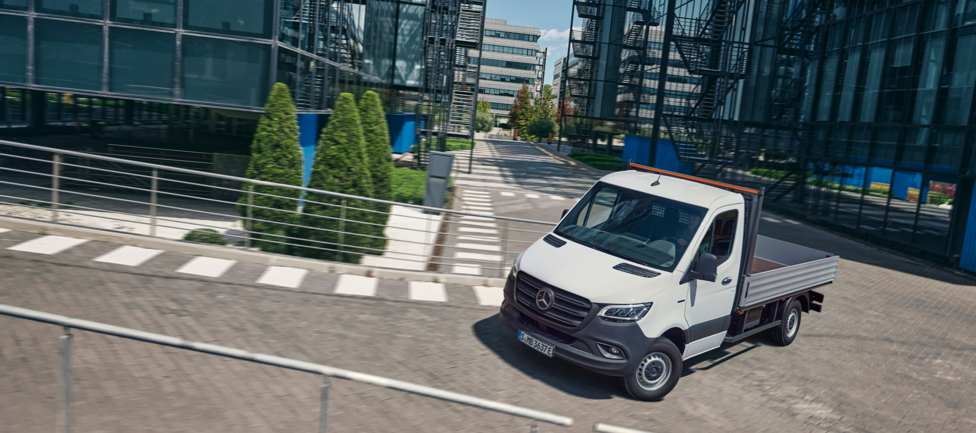 Fahrzeugvergleich | eSprinter Fahrgestell | Mercedes-Benz Das Mercedes-Benz eSprinter Fahrgestell.