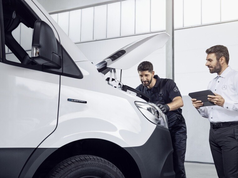 Das Integrierte Wartungspaket für Ihren Mercedes-Benz eSprinter Kastenwagen.