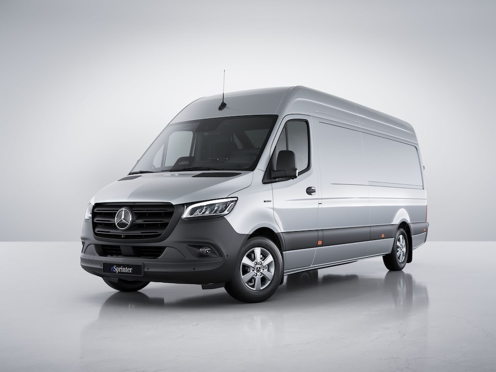 Die Austattungslinie SELECT des Mercedes-Benz eSprinter Kastenwagens.