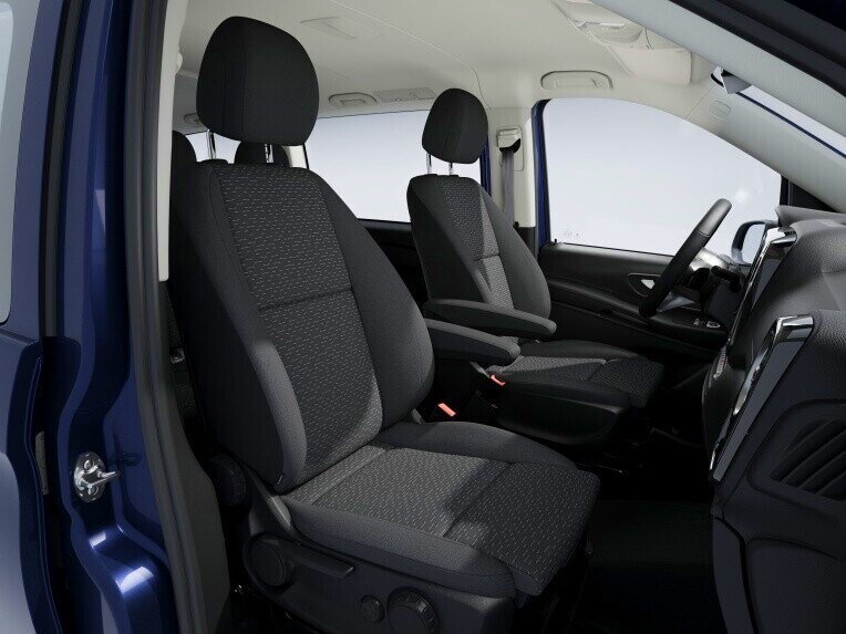 Der Komfort-Fahrer- und -Beifahrersitz im Mercedes-Benz Vito.