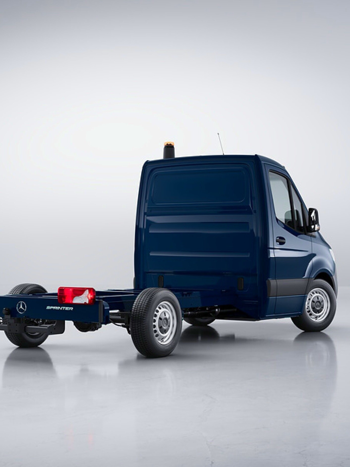 Das Mercedes-Benz Sprinter Fahrgestell.
