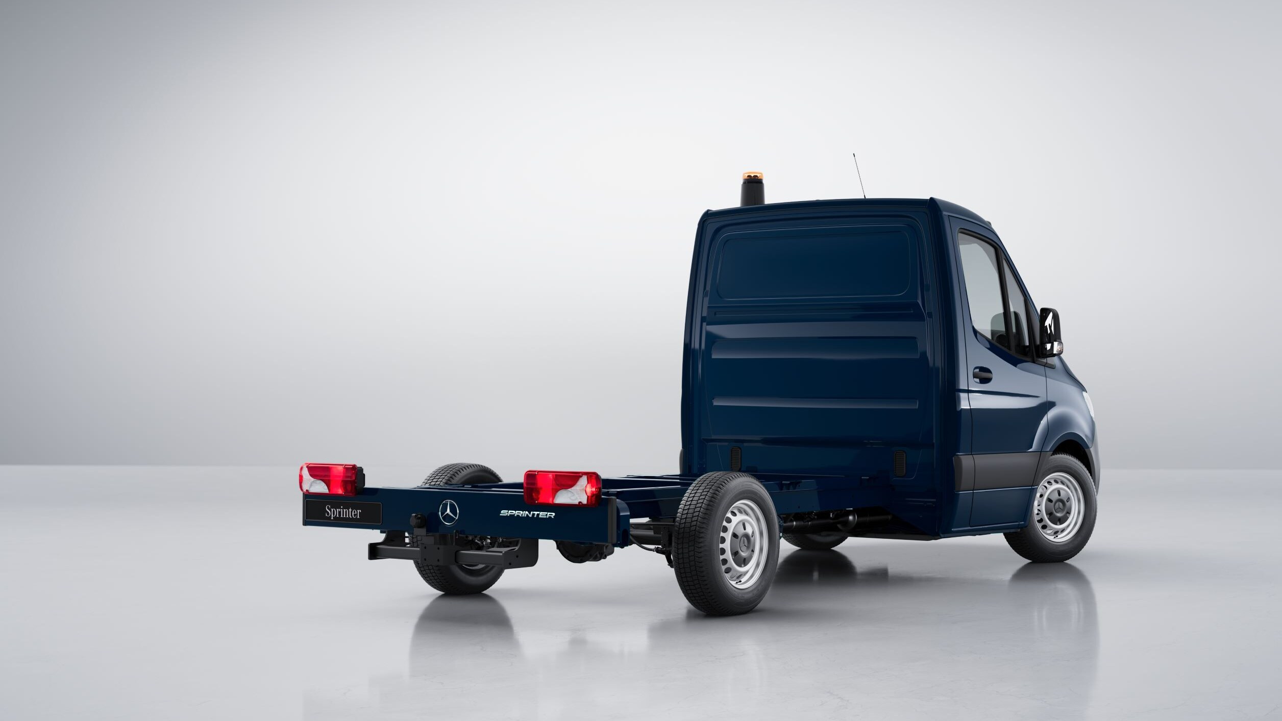 Das Mercedes-Benz Sprinter Fahrgestell.