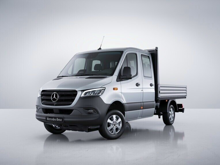 Das Mercedes-Benz Sprinter Pritschenfahrzeug in der Ausstattungslinie PRO.